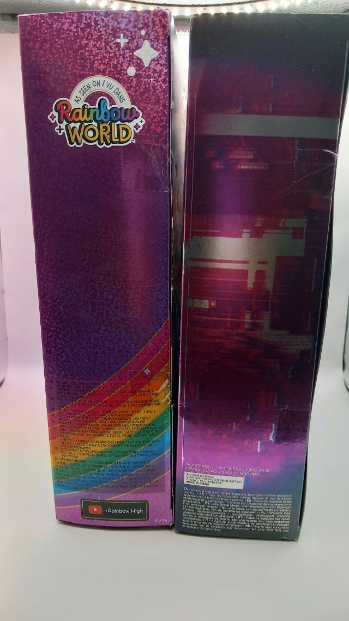 2 poupées Rainbow high Shadow high coffrets neufs - photo numéro 5