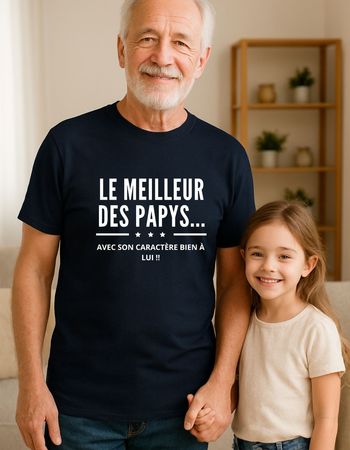 Cadeau pour papys - T-shirt personnalisable