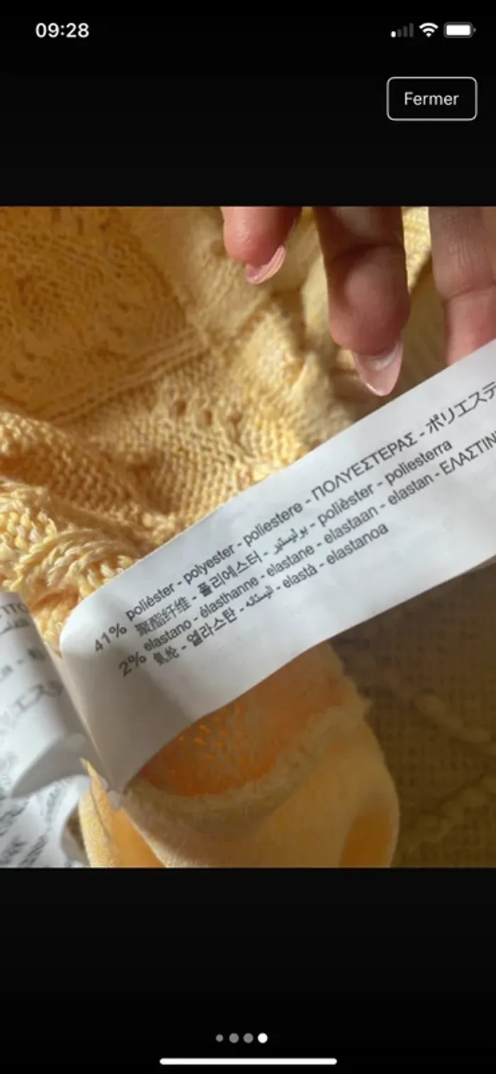 Pull sans manches femmes torsadé Zara - photo numéro 4