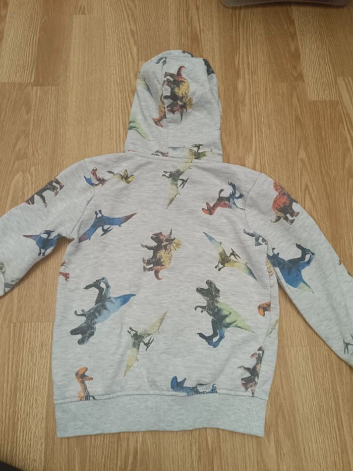 Gilet zippé dinos 6 ans - photo numéro 4