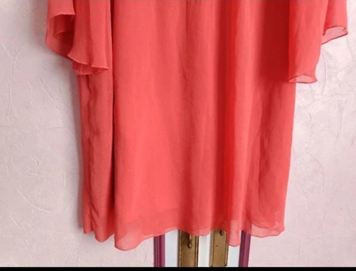 Robe corail " Atmosphère" T.38 - photo numéro 3