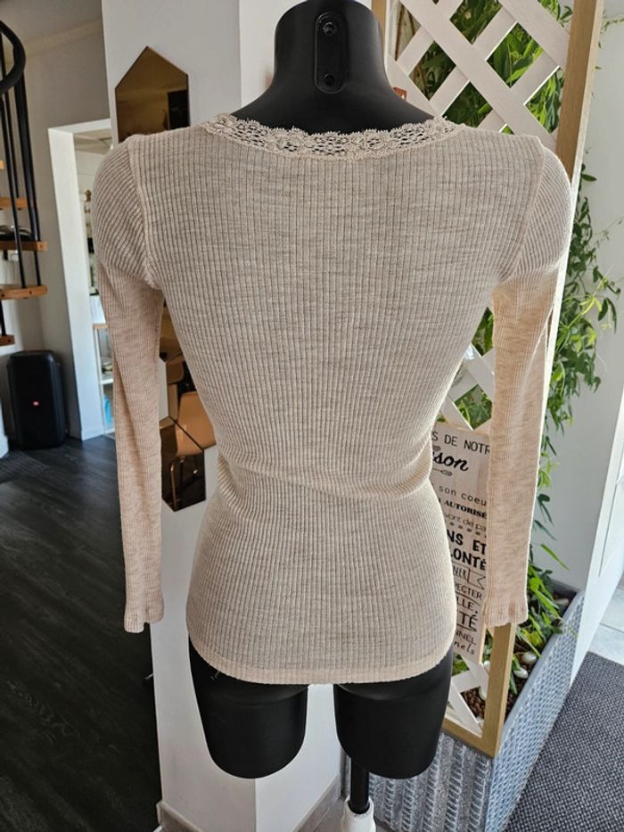 Intimissimi blouse beige taille S - photo numéro 5