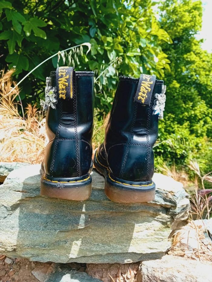 Dr. Martens noir custom bling-bling 40 - photo numéro 9