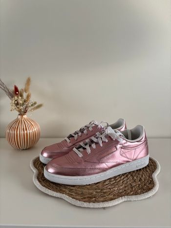 Reebok club C - rose métallisé - taille 41 