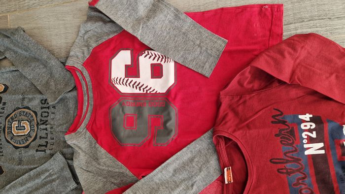 Lot de 5 tee shirts manches longues, taille 6 ans - photo numéro 4