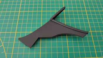 Garniture panneau intérieur arrière droit 81B n°81 Porsche 911 Carrera RS 2.7 1/8 Altaya #B37