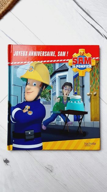 Livre Sam le pompier,  Joyeux anniversaire Sam