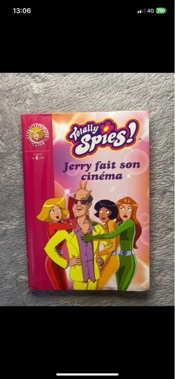 Livre les Totally Spies Jerry fait son cinéma