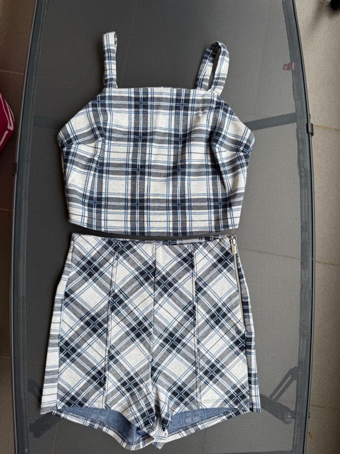 Ensemble d’été à carreaux