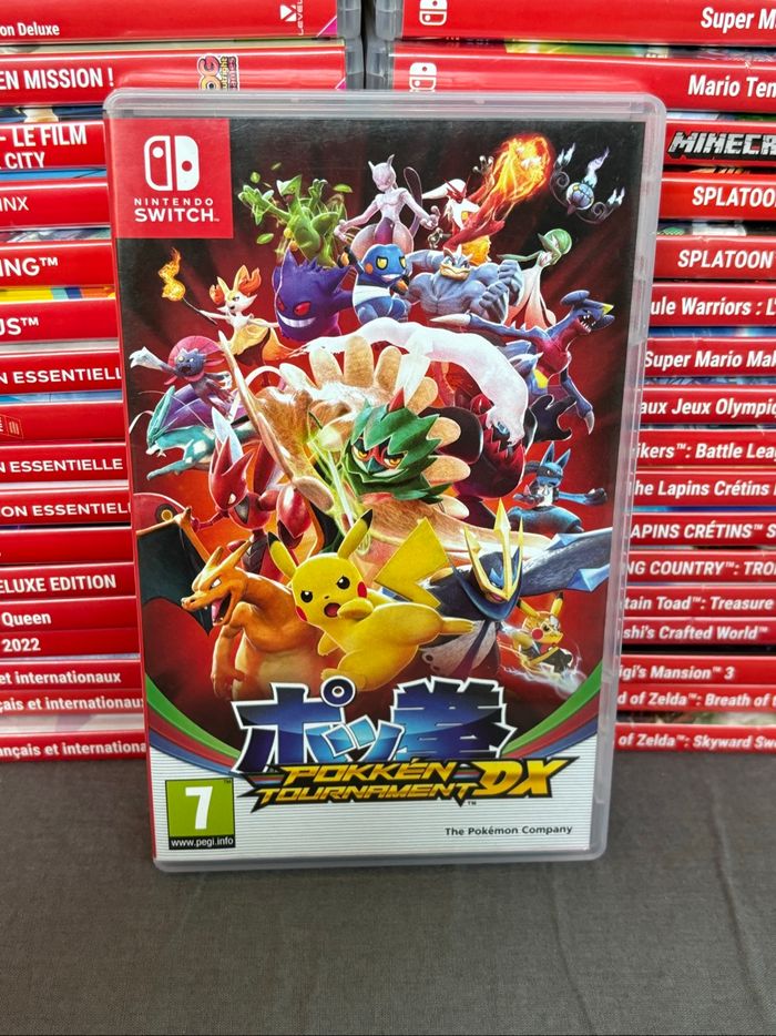 Jeu switch Pokken tournament DX