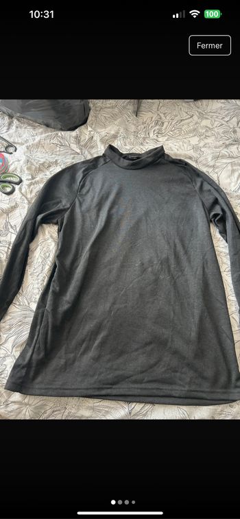 T-shirt manches longues intérieur polaire