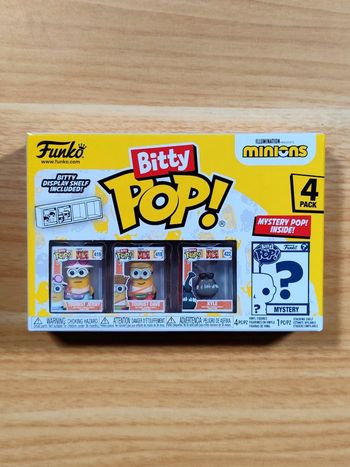 Bitty Pop! Illumination Presents Minions - Pack avec figurine MYSTÈRE