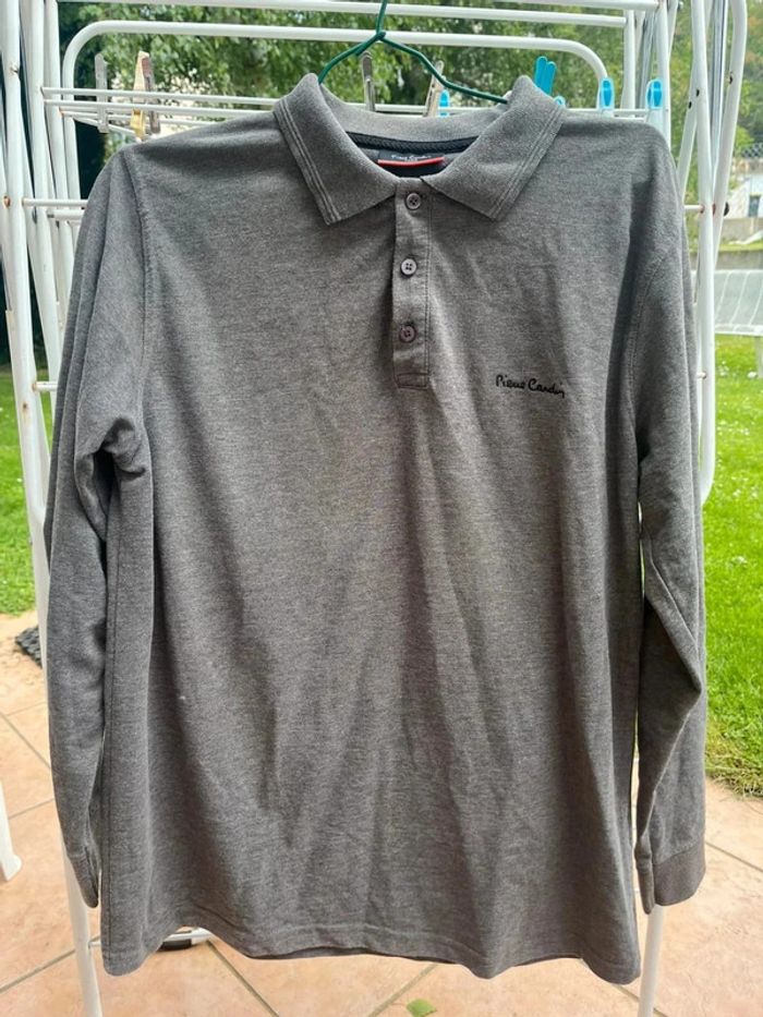 Polo ML gris Pierre Cardin taille L - photo numéro 4