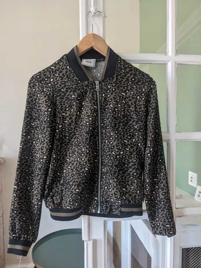 Veste léopard pinkie