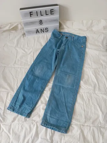 Jeans fille 8 ans