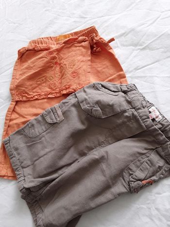 Lots  de 2 pantacourts