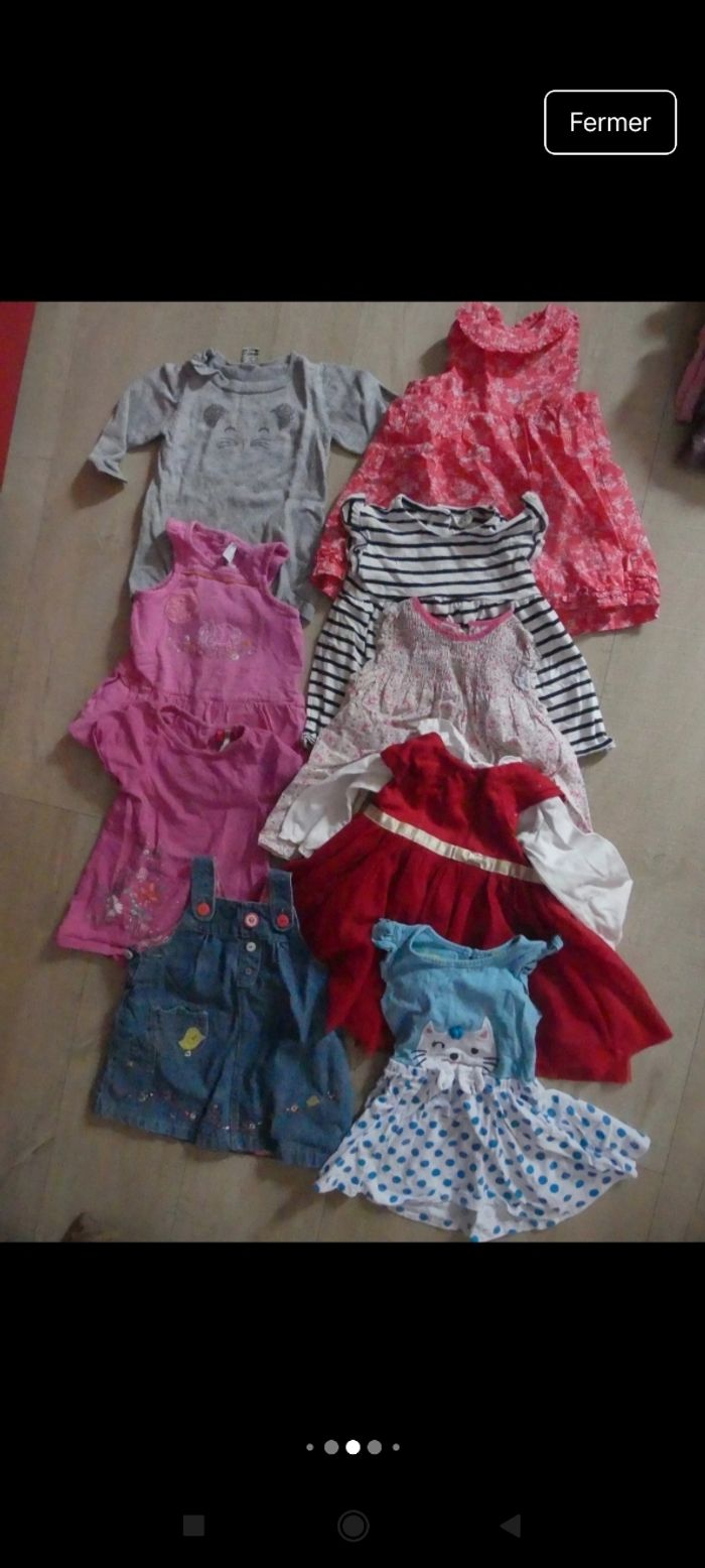 Lot vêtements fille 9mois - photo numéro 5
