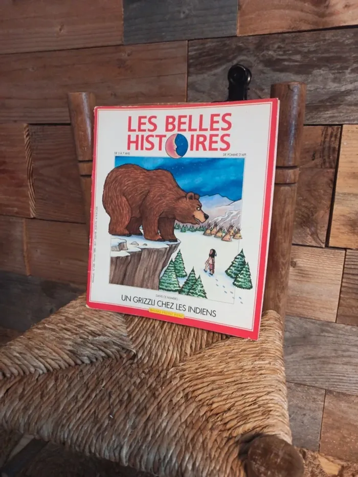 Livre revue Les belles histoires Un grizzly chez les Indiens tbe - photo numéro 2