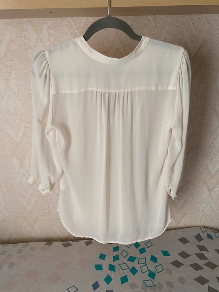 Superbe belle blouse chemise crème H&M taille 36 - photo numéro 7