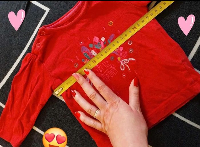 Haut ML T6M rouge - photo numéro 5