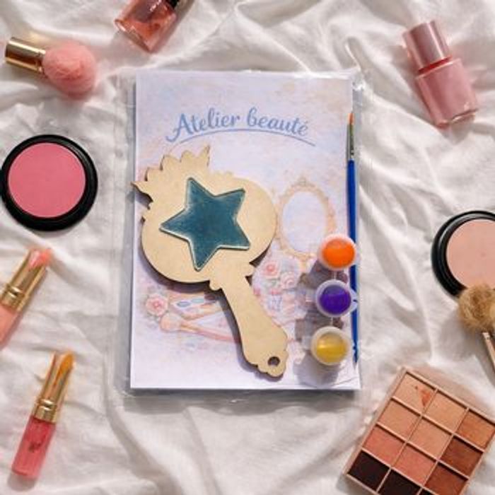 Kit créatif en bois à peindre MIROIR - photo numéro 3