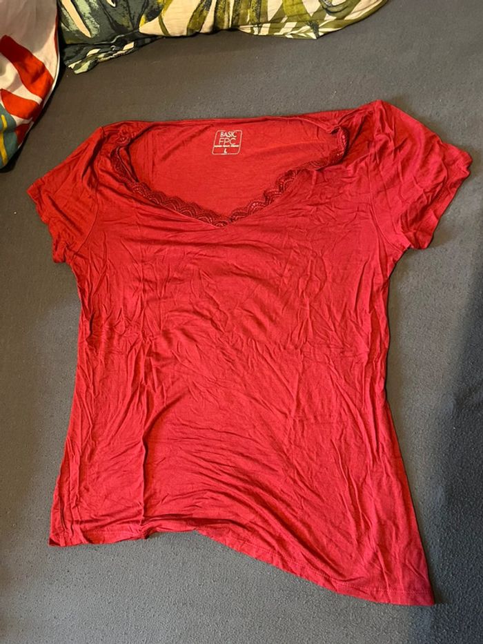 TEE shirt dentelle