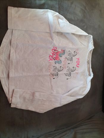 Tee shirt fille licorne