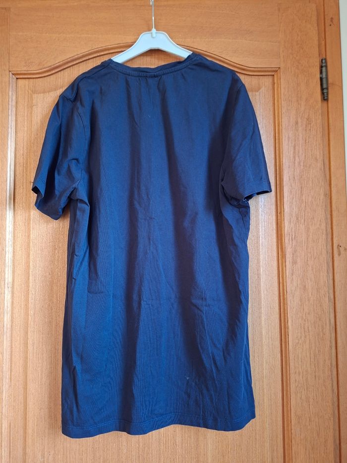 Tee-shirt manches courtes bleu marine taille L Jack & Jones - photo numéro 6
