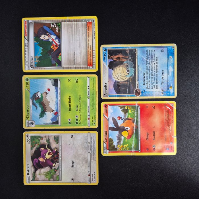 Cartes Pokemon : Lot de cartes