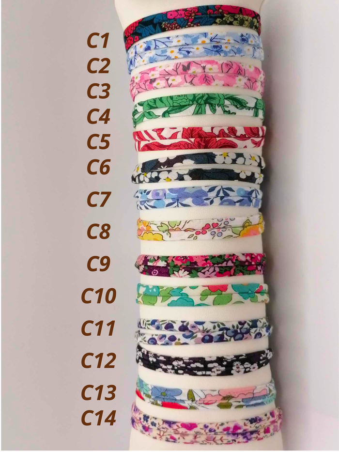 Bracelet liberty Personnalisé avec médailles gravées , Cadeau Maman, Marraine, Bijou naissance - photo numéro 5