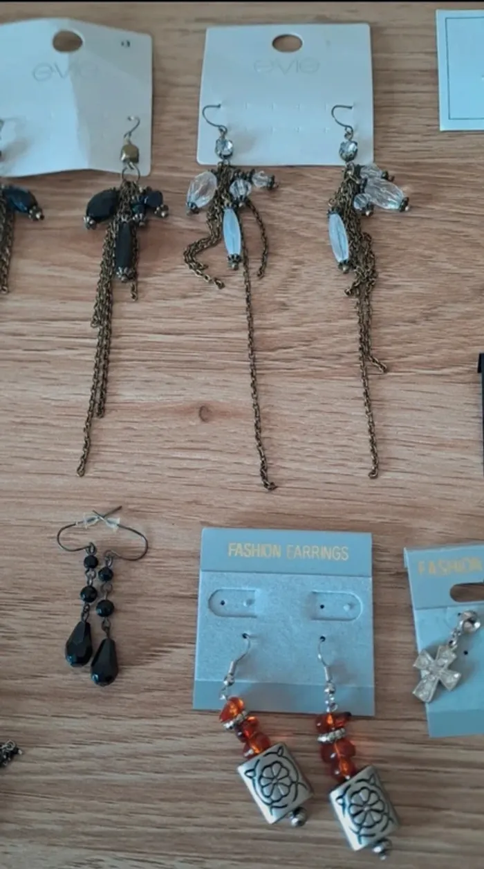 Lot boucles d'oreilles 17 pièces - photo numéro 3