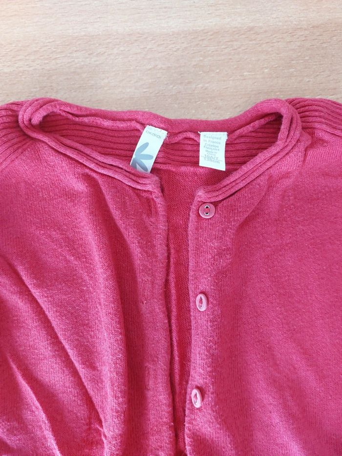 Gilet rose - photo numéro 2