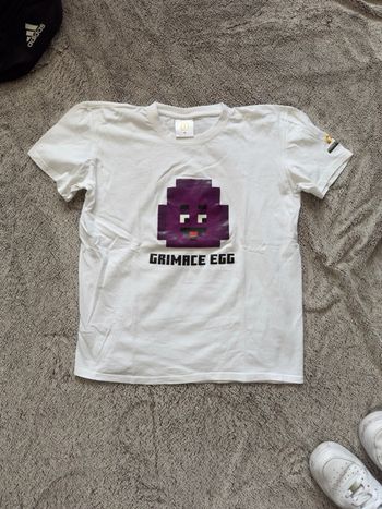T-shirt blanc Grimace Egg taille M - McDo