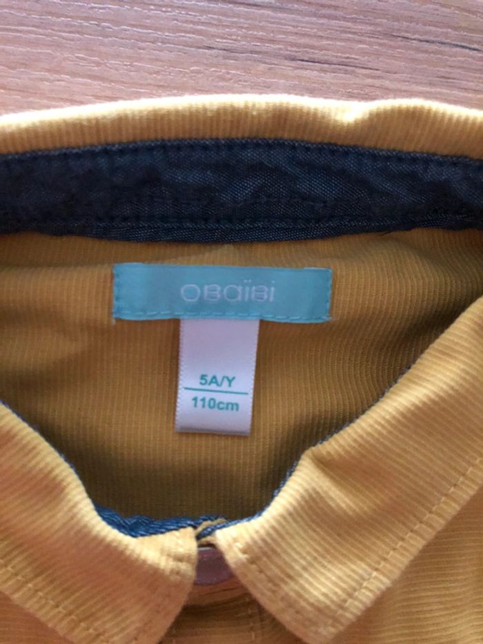 Chemise côtelée taille 5 ans - photo numéro 4