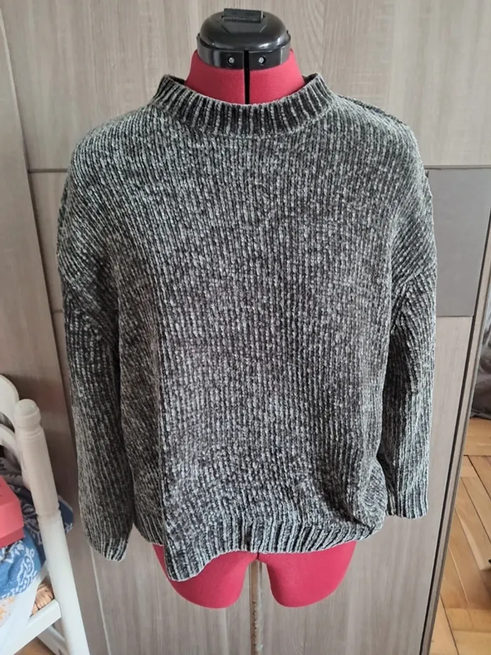 Pull en laine chenille