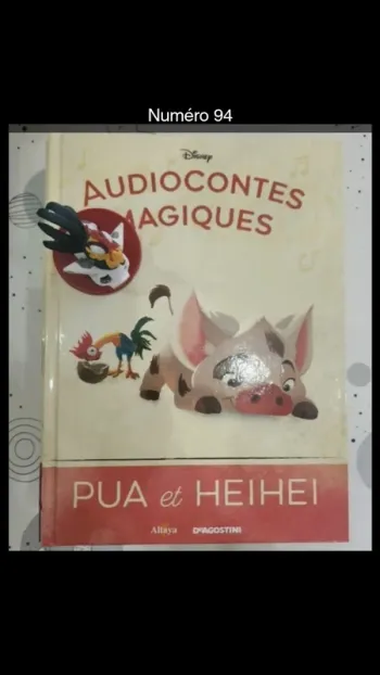 No94 audioconte Magique Altaya disney deagostini livre+figurine audio conte compte