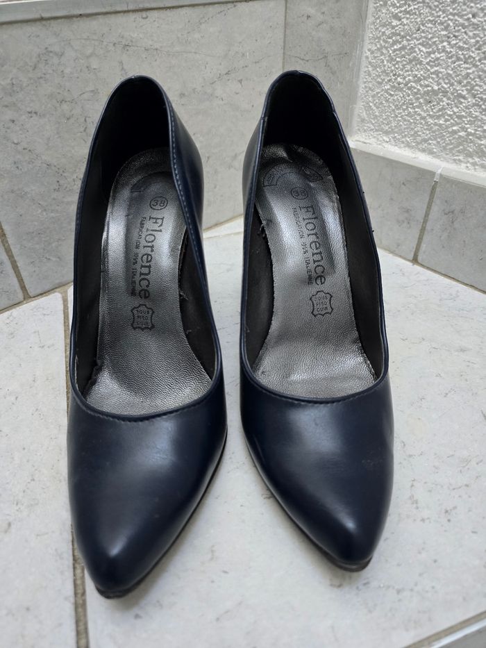 Talons bleues marine