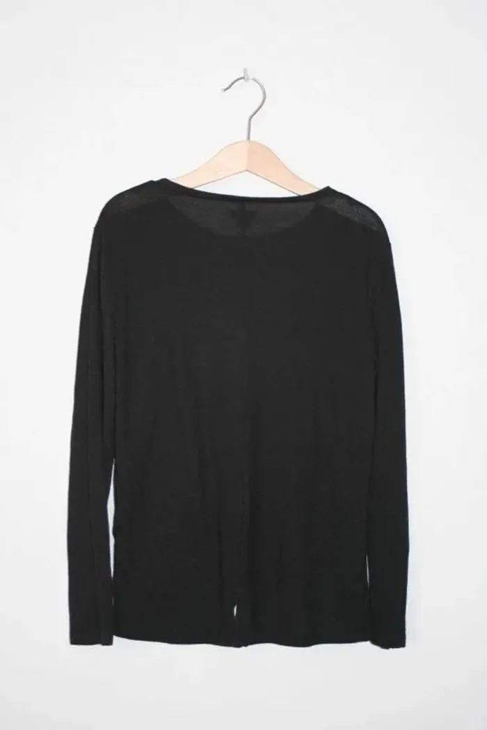 Tee-shirt noir écriture doré Kiabi 10 ans - photo numéro 3