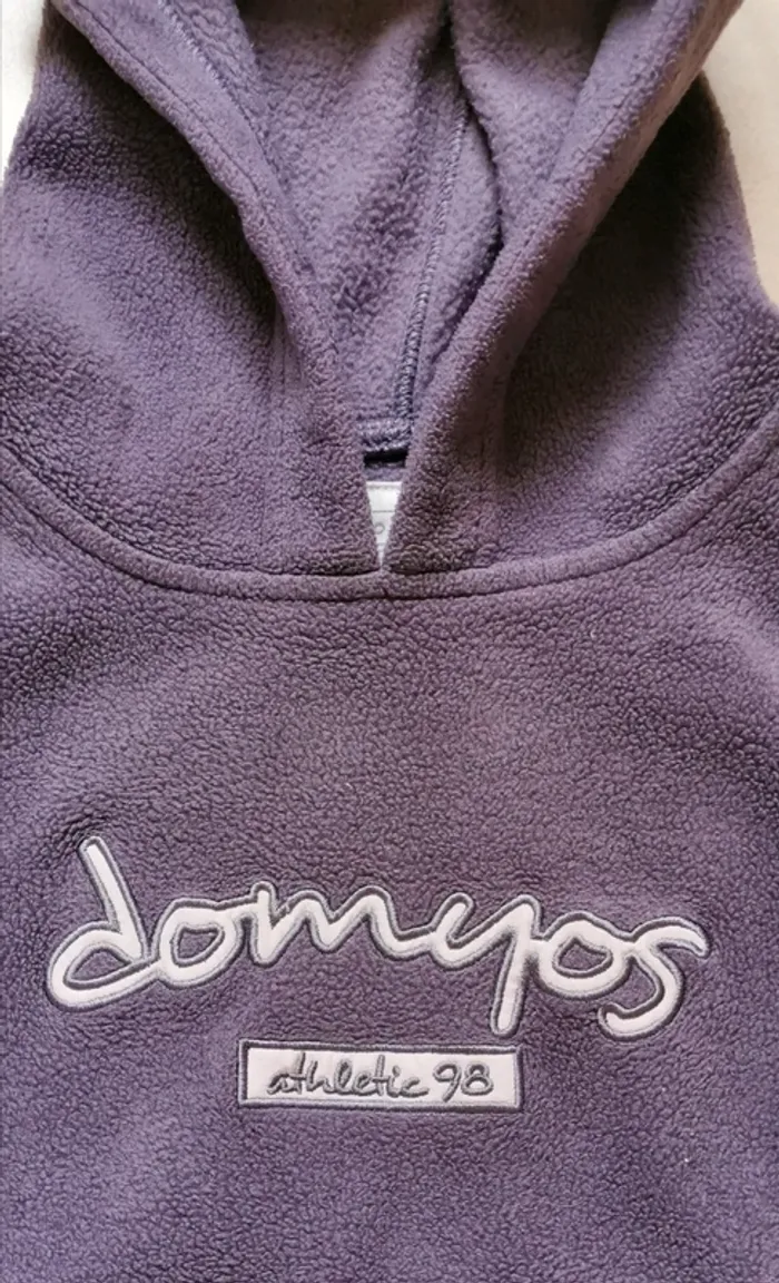 Sweat polaire à capuche domyos 8 ans - photo numéro 2