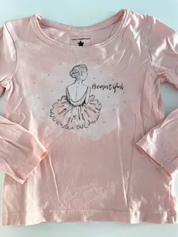 T-shirt rose danseuse young dimension 4-5ans