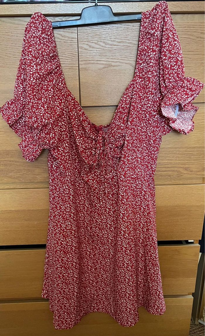 Robe fleuries manches courtes bouffantes Shein - photo numéro 3