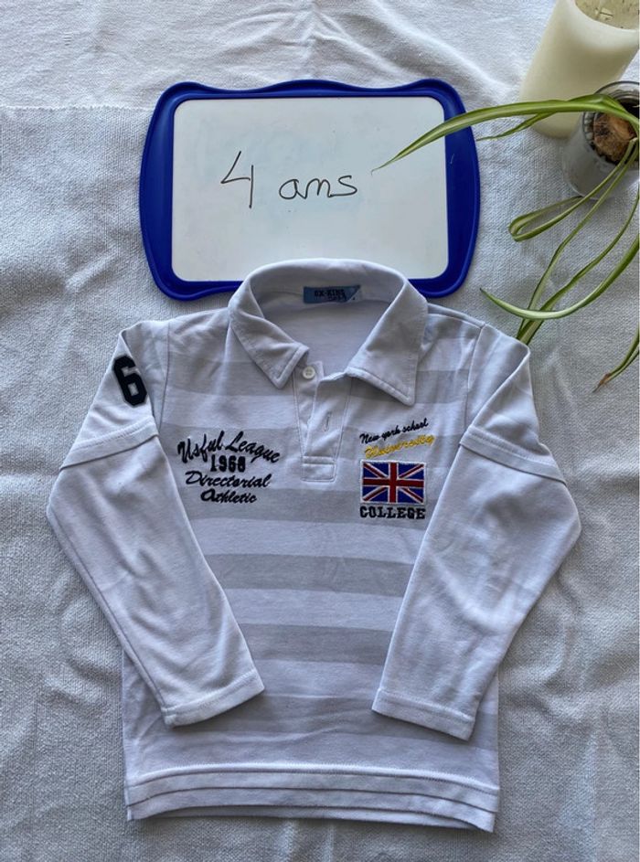 T-shirt / polo manches longues chaude - OX King - 4 ans - BE