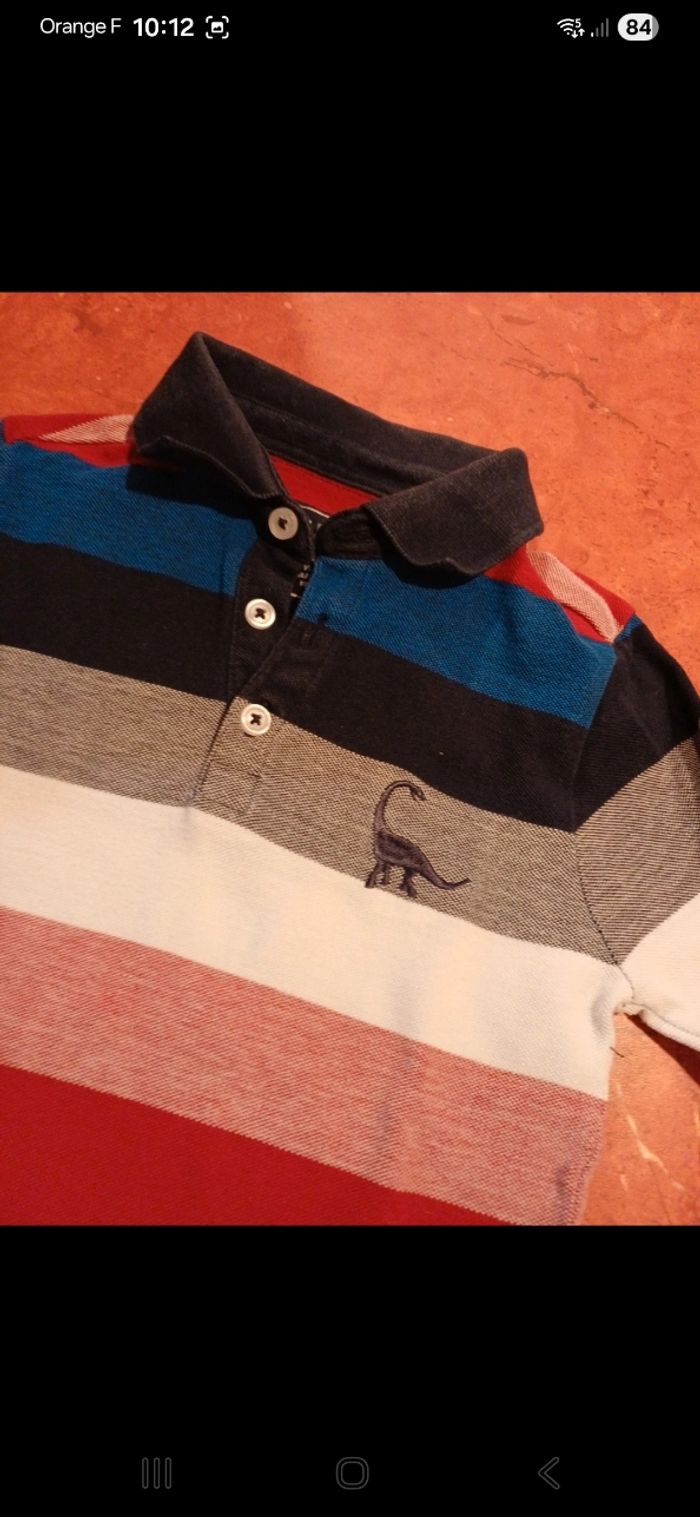 Polo garçon taille 7 ans - photo numéro 2