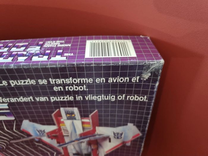 boite vide Transformers Decepticons 3d-puzzle 1985 - photo numéro 6