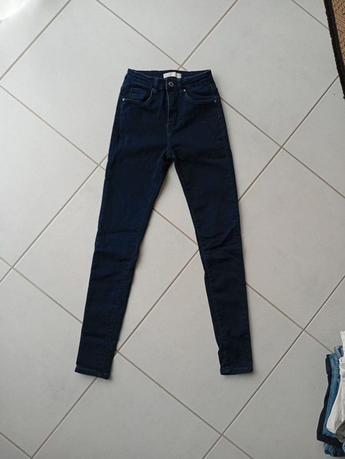 Jean skinny Nina Carter Taille 34 bleu marine