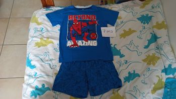 Pyjashort Spiderman 7 ans