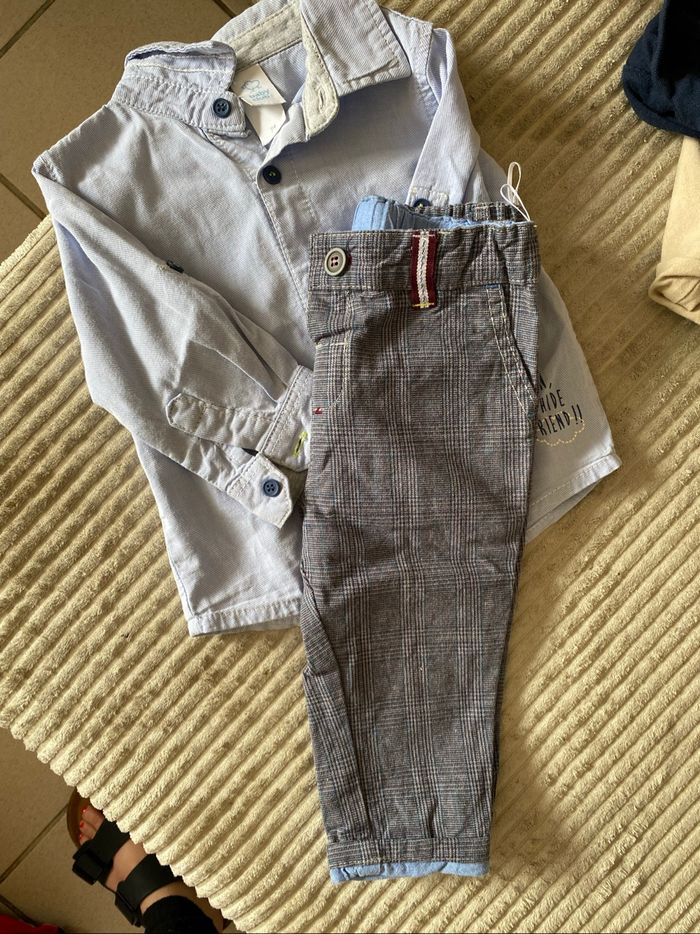 Ensemble pantalon + chemise