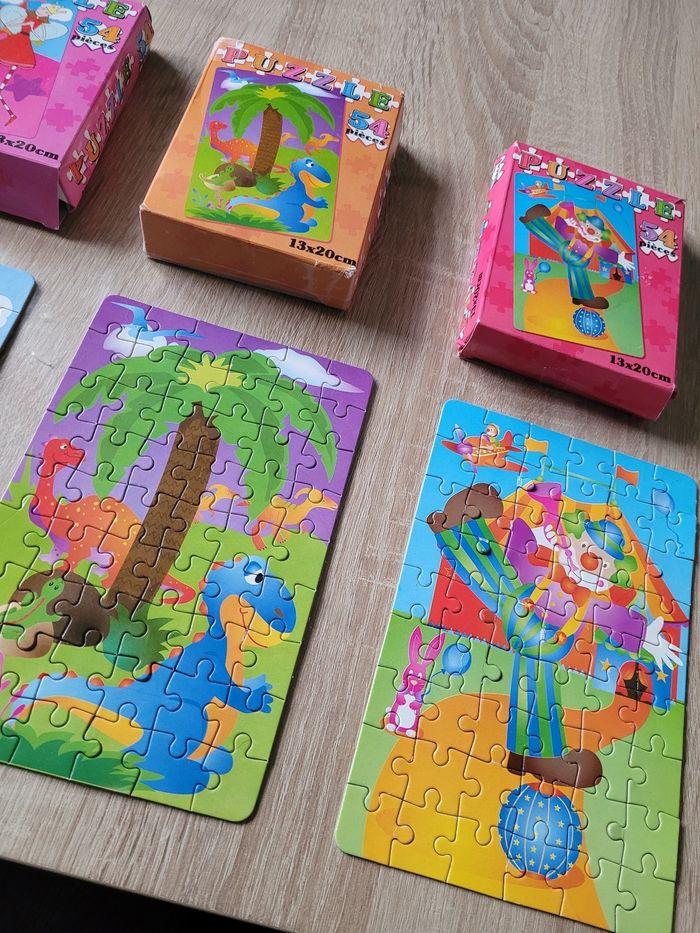 Lot de 4 puzzles 13x20cm - photo numéro 3