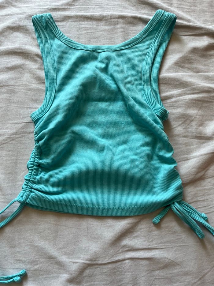Top / débardeur turquoise - photo numéro 3