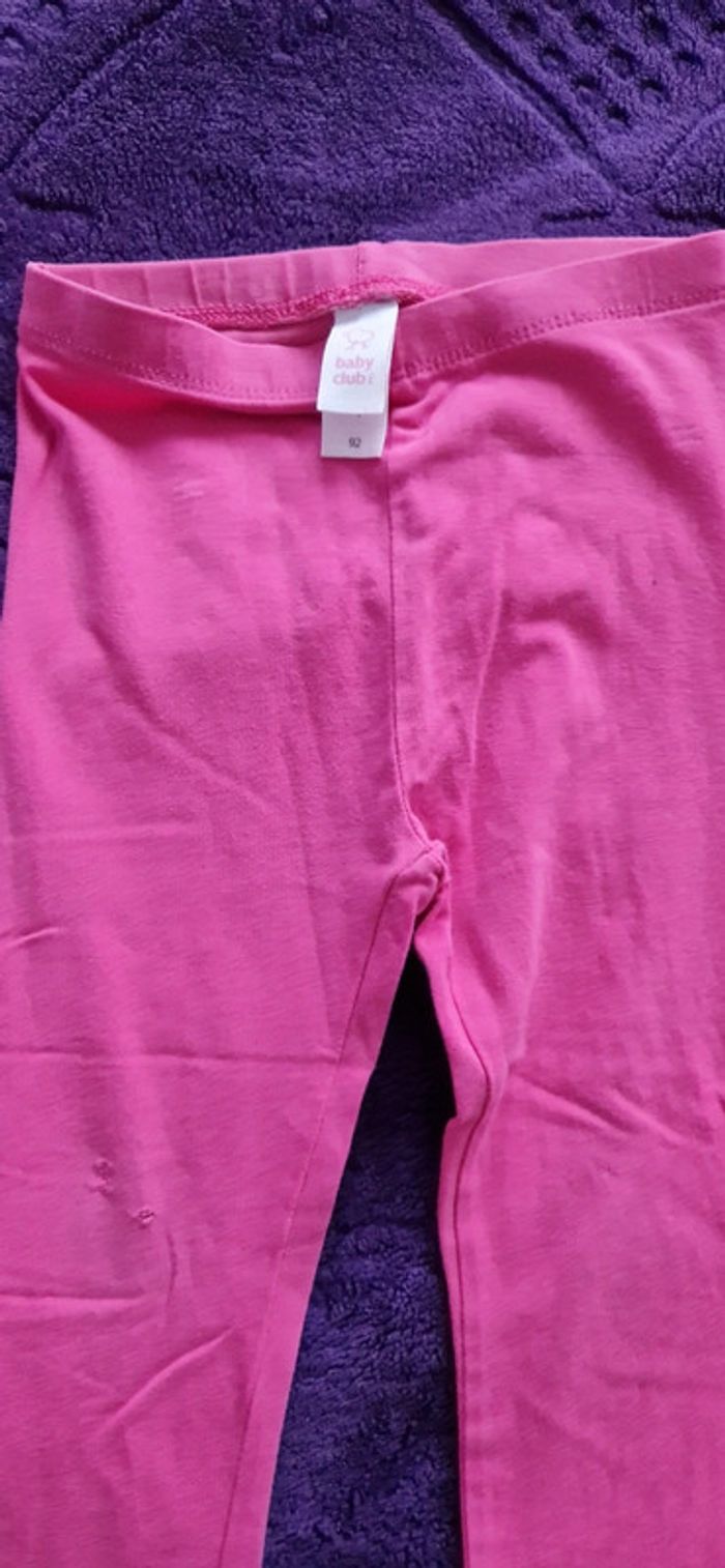 Lot de 3 leggings pour fille taille 92cm - photo numéro 3